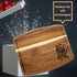 Snowman Hot Cocoa Cutting Board with Beveled Edge-Laser Engraved