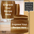 Personalized Handwritten Recipe Cutting Board-Laser Engraved