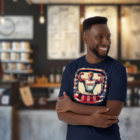 Support President Trump 2024 Crewneck T-Shirt-Unisex