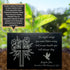 Personalized Remembrance Slate Memorial Plaque-Laser Engraved