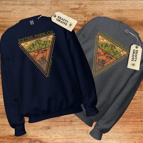 National Park Sweatshirt-Estes Park Colorado