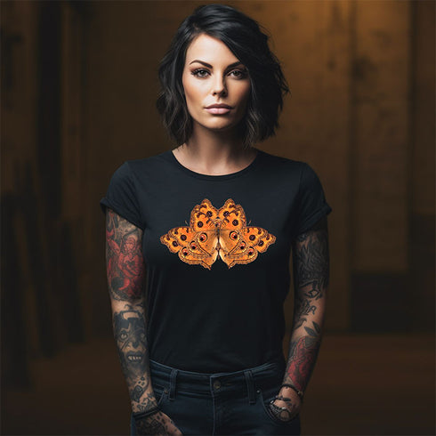 Moth Crewneck T-Shirt-Unisex