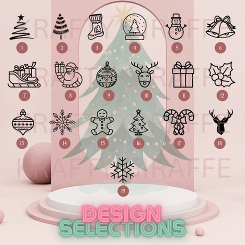 Christmas Wood Stud Earrings-Laser Engraved